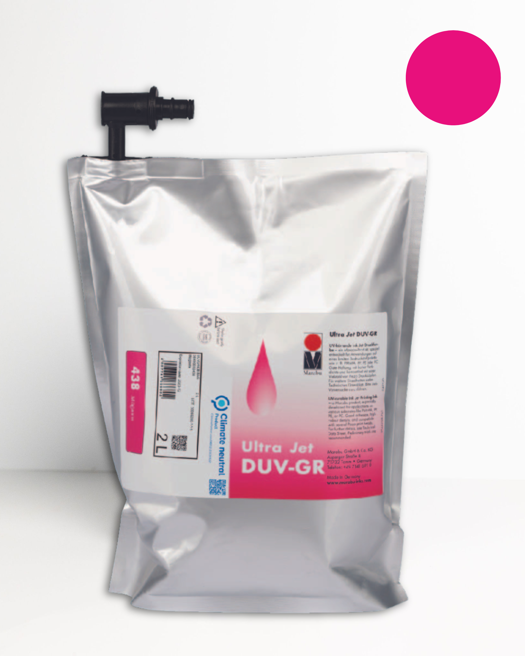 Marabu Ultra Jet DUV-GR - Magenta 2L